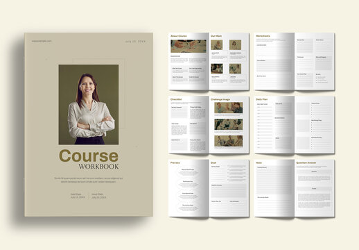 Course Workbook Layout
