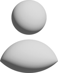Flat illustration in grayscale. 3D avatar, user profile, person icon, gender neutral silhouette, profile picture. Suitable for social media profiles, icons, screensavers and as a template.