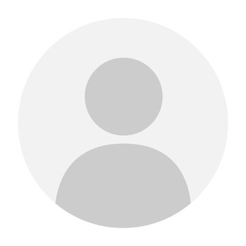 Flat illustration in grayscale. Avatar, user profile, person icon, gender neutral silhouette, profile picture. Suitable for social media profiles, icons, screensavers and as a template.