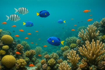 산호초와 열대어