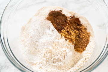 Dry Ingredients for Gingerbread Bundt Cake