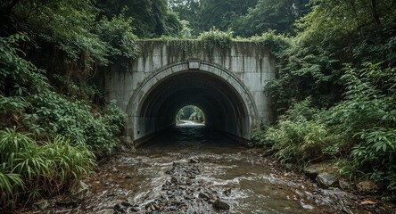 Stormwater crashes into tunnels once used by scientists studying bioweapons