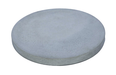 Concrete template podium pedestal for show cosmetic or skin care products display on transparent background png file
