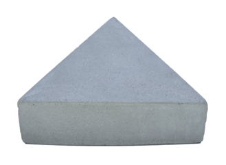 Concrete template podium pedestal for show cosmetic or skin care products display on transparent background png file