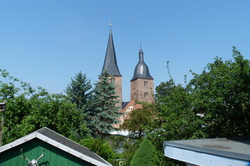 Wahrzeichen Rote Spitzen in Altenburg