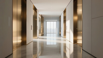 corridor in the airport