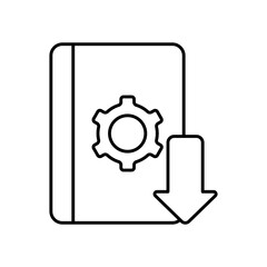 Download Arrow Symbol Line Icon