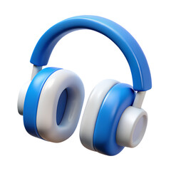  3D Headphones Icon PNG - Music and Audio Device