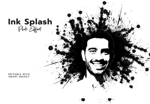 Ink Splash Photo Effect