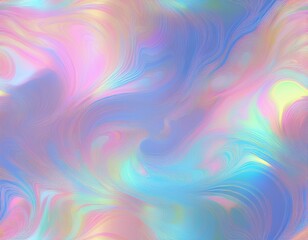 seamless trendy iridescent rainbow foil texture soft holographic pastel unicorn marble background pattern modern pearlescent blurry abstract swirl illustration