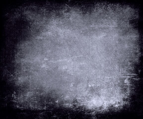 Dark blue grunge background, old wall, space for your design