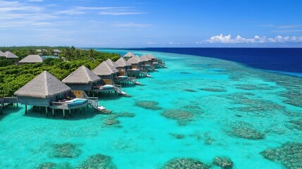 Tropical overwater bungalows (2)