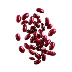 Red bean isolated on a white background.