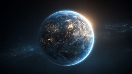 星海に浮かぶ孤高の地球球体