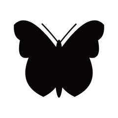 Insect vector silhouette , clip art, and symbol. Shilhouette of animal concept and simple design.