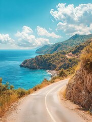 Vintage Beach Holiday Sky