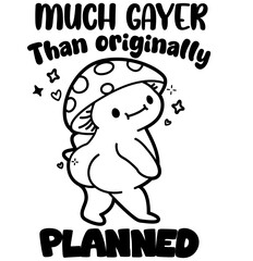funny mushroom gay pride