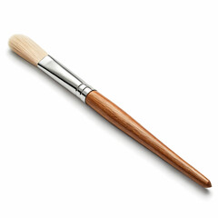 Fototapeta premium A paintbrush is a tool with bristles used for applying paint, enabling artists to create textures,
