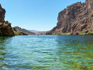 The Waters of Emerald Cove on the Colorado River in Arizona