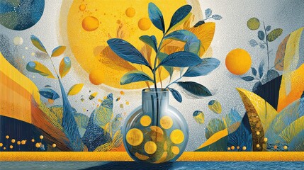 The imagery conveys the idea that innovation in the financial sector is the seed for growth, fostering a healthier and more sustainable financial ecosystem.