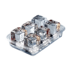 Detailed Render Electronic Component Assembly On Transparent Background