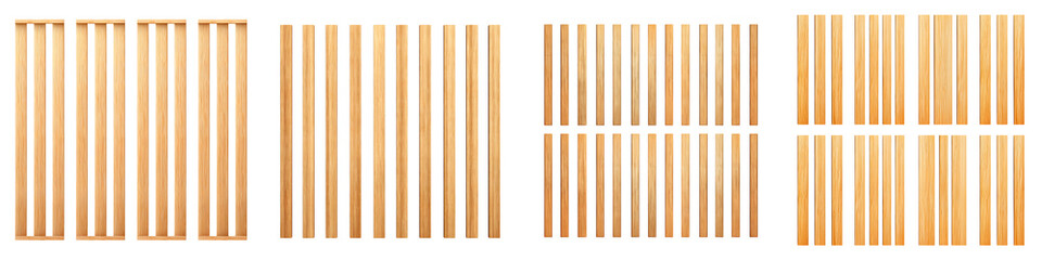 Wooden Paneling Textures: Natural Wood Slat Designs for Wall and Background