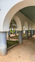 Serene archway whispers forgotten stories, inviting contemplation; perfect for ponderous Earth Day...