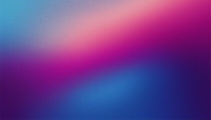 Fototapeta premium grainy gradient background of purple blue and pink colors noise texture abstract purple blue pink gradient background design colorful background with space for design