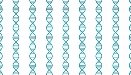 Abstract Pattern Of DNA Double Helixes
