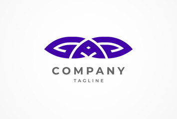 Letter GAG Logo, Iconic Letter GAG Monogram logo design, vector illustration