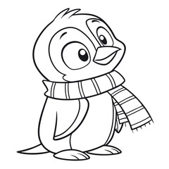 Cute Animal Coloring Book Pages – Black and White Outlines for Kids Ai-Generated
