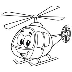 Cute Animal Coloring Book Pages – Black and White Outlines for Kids Ai-Generated
