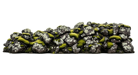 Mossy Rocks Texture Nature Background