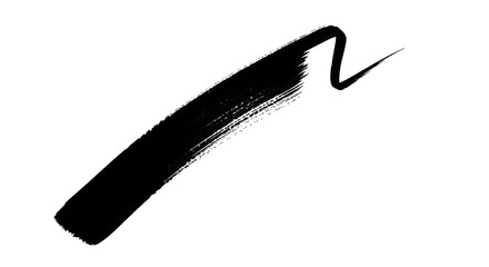 Abstract Black White Paint Stroke