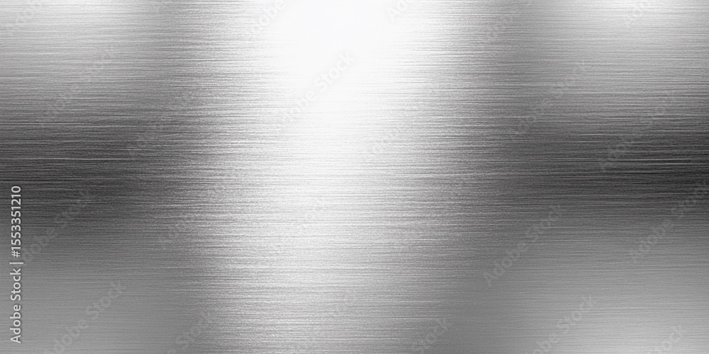 Poster shiny silver metallic surface with reflective quality generative ai