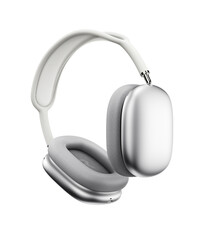 AirPods Max White color. The headphones are shown in a floating, perspective view.