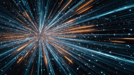 Abstract background. Shiny light effect scene. Future technology light speed motion concept. Futuristic technology pattern for banner or poster design.