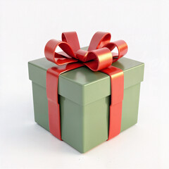 Stylish square gift boxes wrapped with satin bows