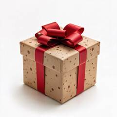 Stylish square gift boxes wrapped with satin bows