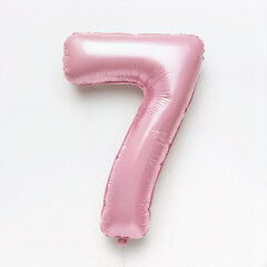 Chic pink foil number balloons perfect for birthdays, baby showers, and sweet milestone celebrations