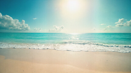 Natural blurred defocused background for concept summer vacation