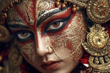 Lord Durga. Happy Ram Navami