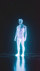 Futuristic Theater with Holographic Technology and Digital Costumes  