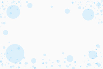 水色の水玉模様タイトルバック