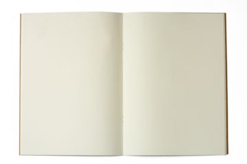 The Plain white paper notebook, no lines