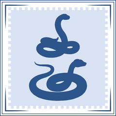 Snake silhouette Snake Icon Snake silhouette illustration
