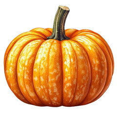 pumpkin isolated on transparent background.
