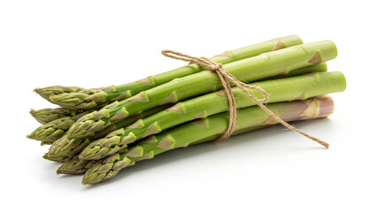 asparagus on white background