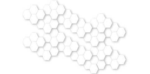 Futuristic 3D White Light hexagon Geometric Structure Featuring Abstract Polygonal Honeycomb Pattern, Technology-Inspired Design, and a Luxurious, Modern Vector Background for Innovation