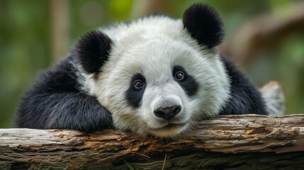 Giant panda bear. Ai Generative. 